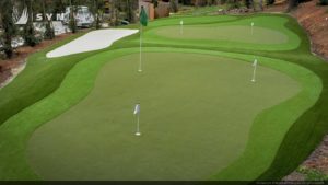 SYNLawn Central California Big Sur artificial grass golf putting green