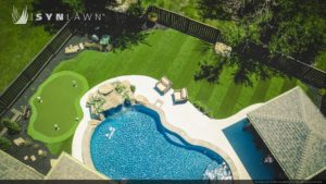 SYNLawn Kansas City Missouri Backyard Artificial Grass golf putting green