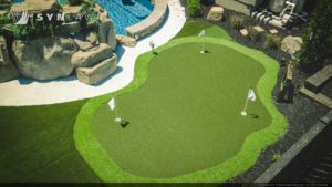 SYNLawn Kansas City Missouri Backyard Artificial Grass golf putting green