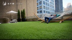 SYNLawn New York Downtown Manhattan Roof Deck artificial grass