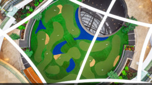 SYNLawn Ontario mini golf course at Erin Mills Mississauga