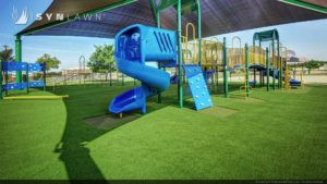 SYNLawn Texas Frisco ISD Playground Turf Artificial Grass for Schools