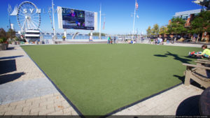 SYNLawn commercial artificial grass applications for the public entertainment industry
