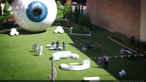 SYNLawn commercial artificial grass applications for the hospitality industry
