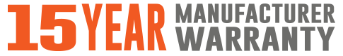 15 year manufacturer warranty 15 year manufacturer warranty