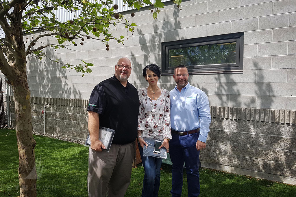 image of mike holdenried at bc spca kelowna branch dog shelter dedication