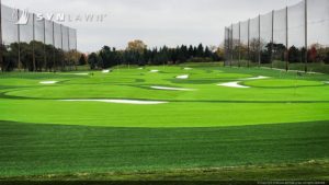 driving range at Carl's Golfland using SYNLawn artificial grass