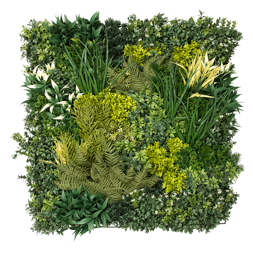 image of Calico Greens artificial green wall panel from SYNLawn