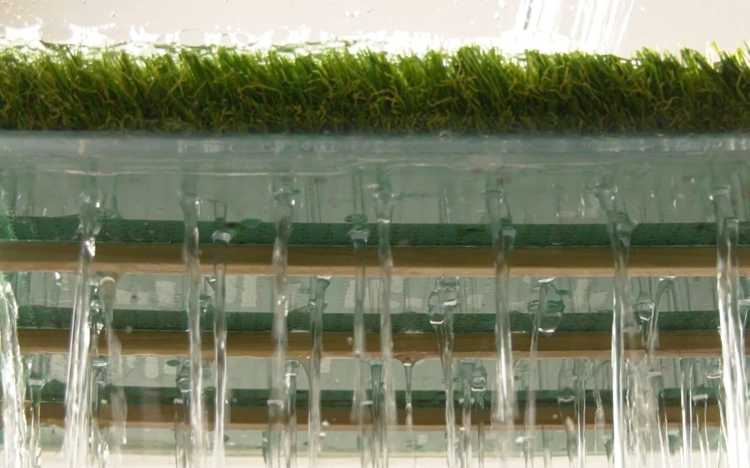 SYNLawn’s EnviroLoc™ Backing System Drainage Advantage