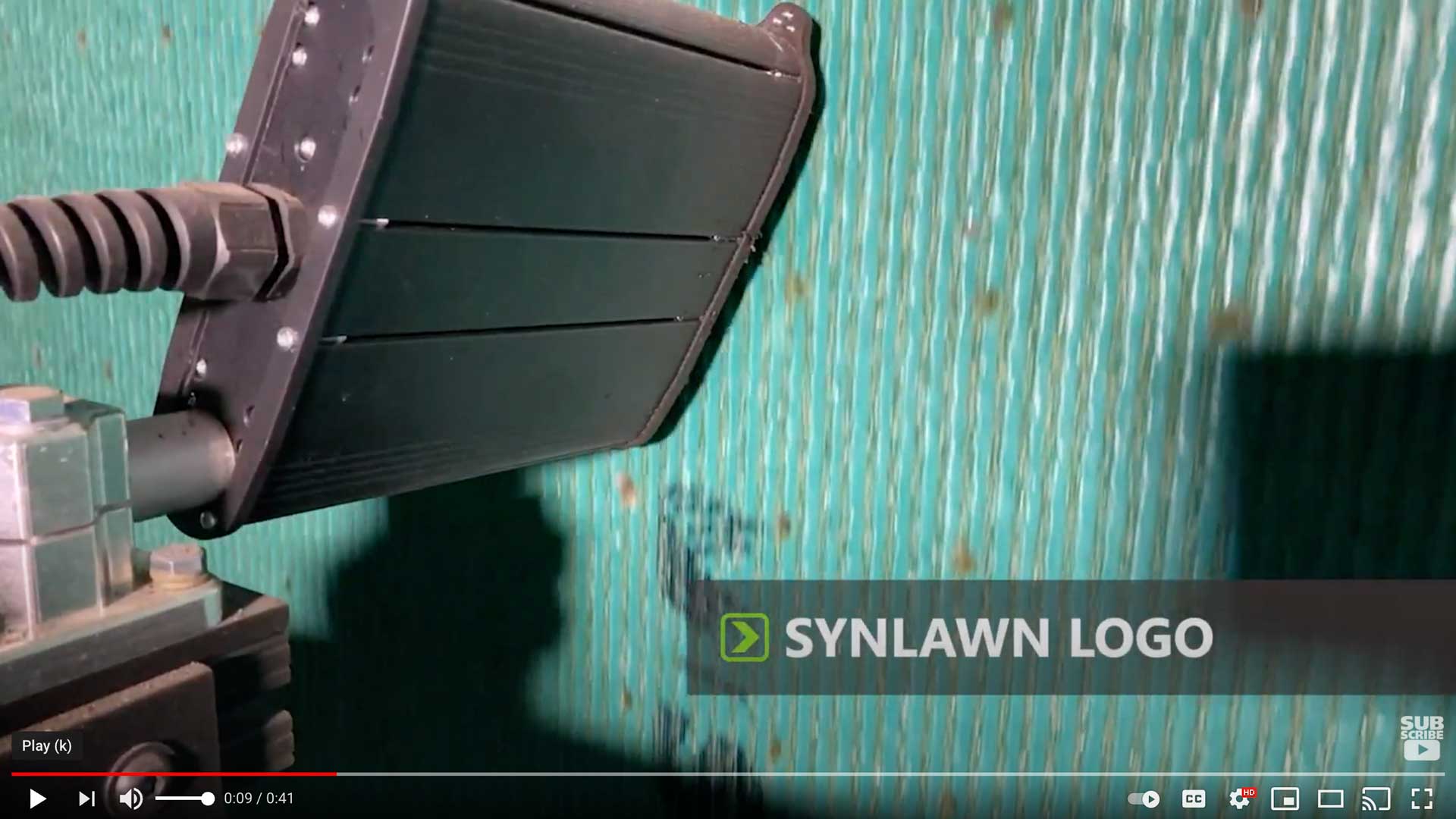 Only SYNLawn products have a GREEN Backing with a Certified inspection number