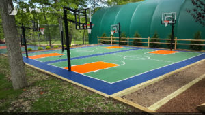 image of SYNCourt Sport Tile Court system by SYNLawn for Basketball Tennis Hockey Pickle Ball