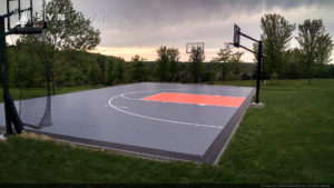 image of SYNCourt Sport Tile Court system by SYNLawn for Basketball Tennis Hockey Pickle Ball