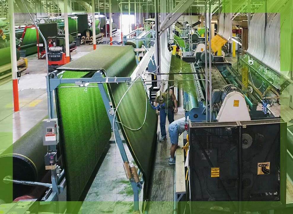 SYNLawn_Manufacturing image of SYNLawn ISO 9001 Certified Manufacturing Facility located in Dalton, GA USA