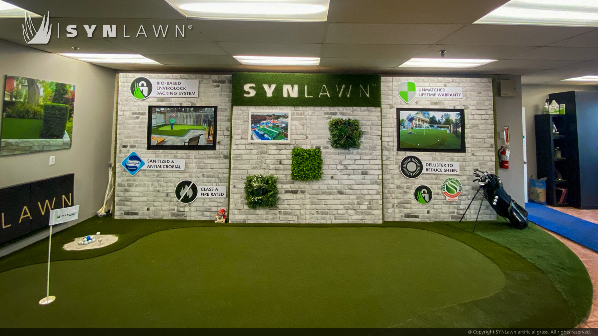 image of SYNLawn Southern Ontario Toronto Canada Showroom