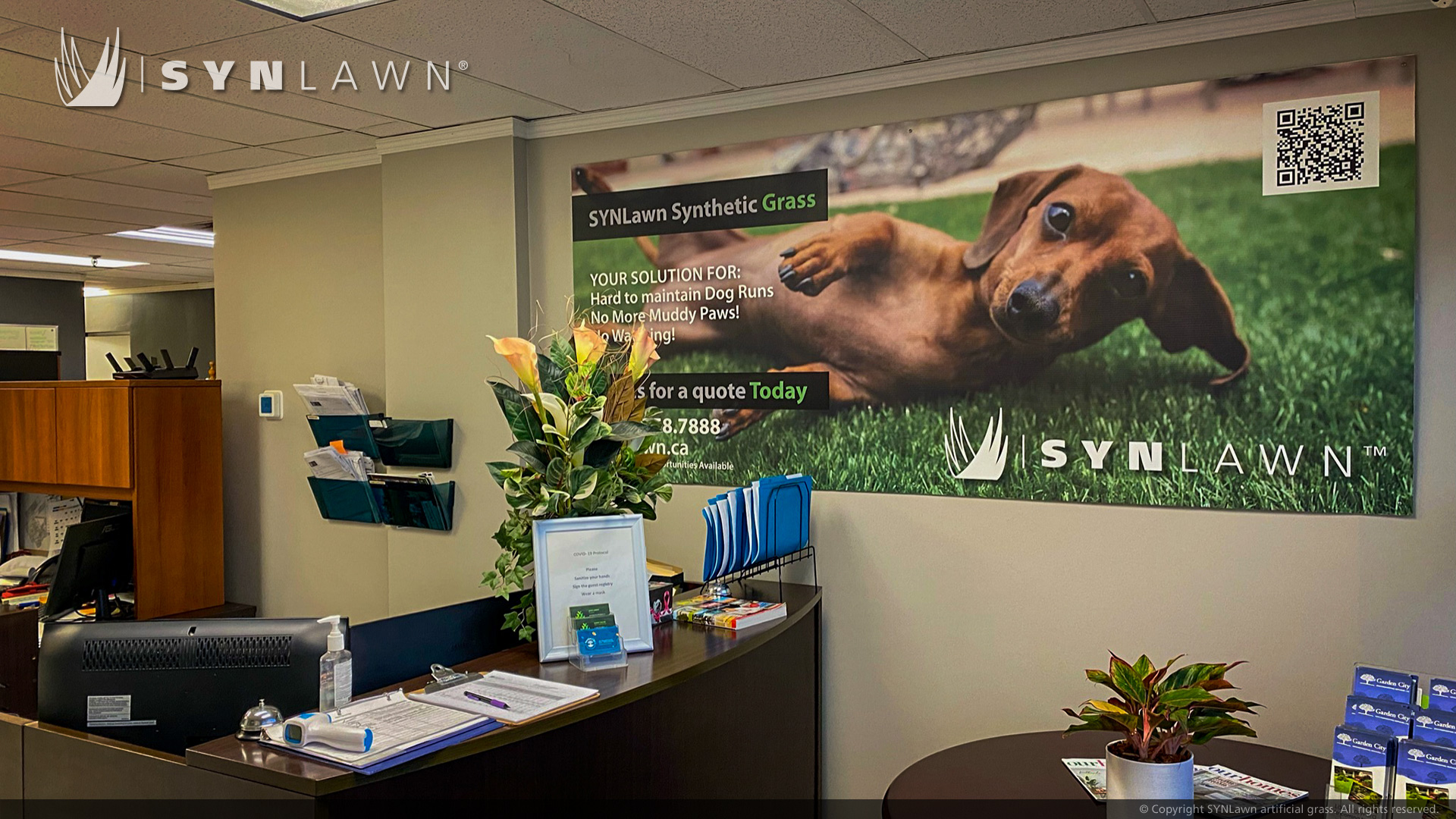 image of SYNLawn Southern Ontario Toronto Canada Showroom